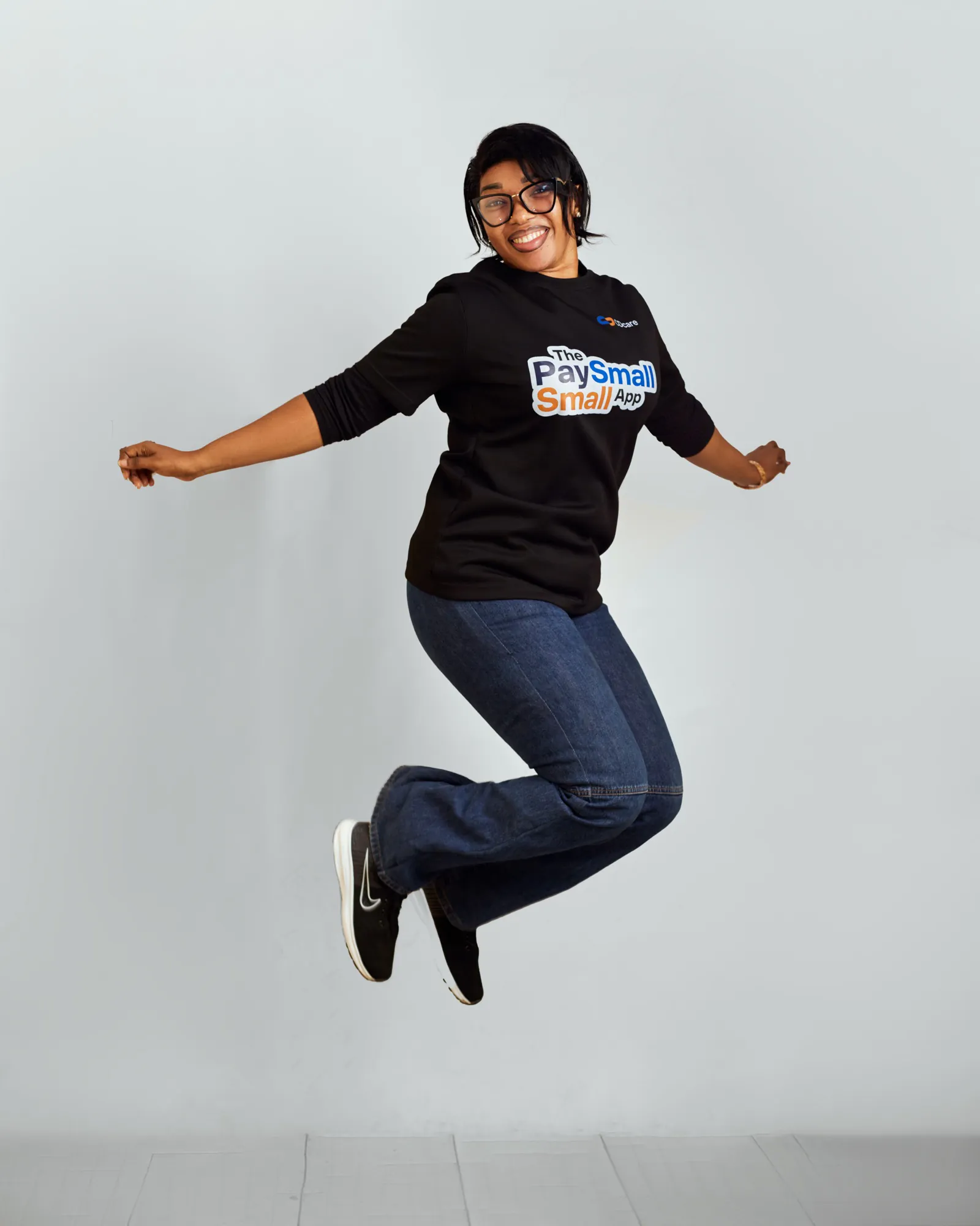 A CDcare customer celebrating progress