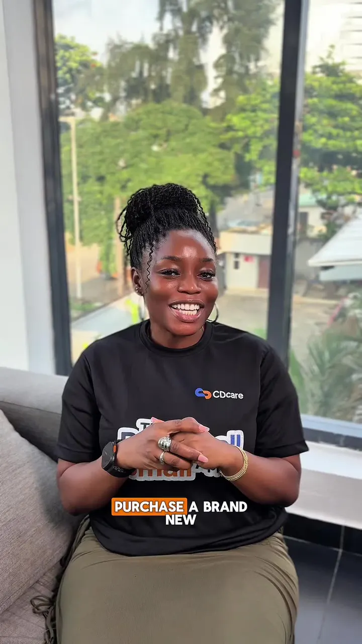 Bisola Aiyeola in a CDcare campaign video