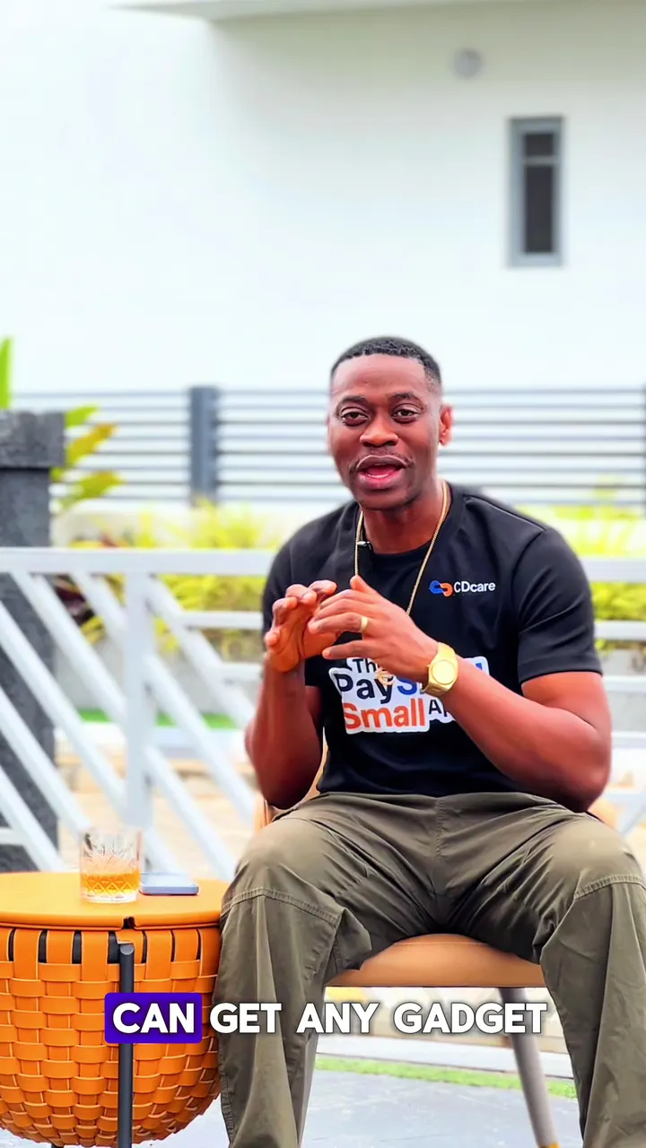 Lateef Adedimeji in a CDcare campaign video